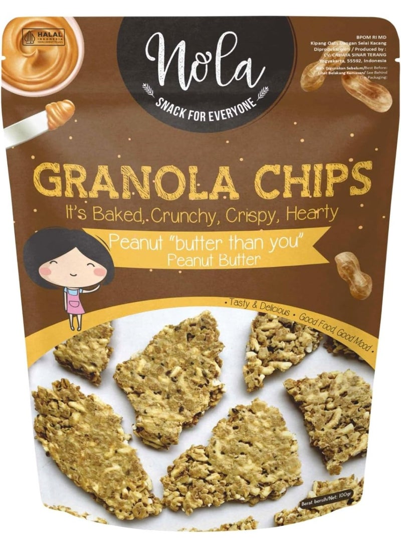 Nola - Granola Chips with Peanut Butter 100G - Image 1